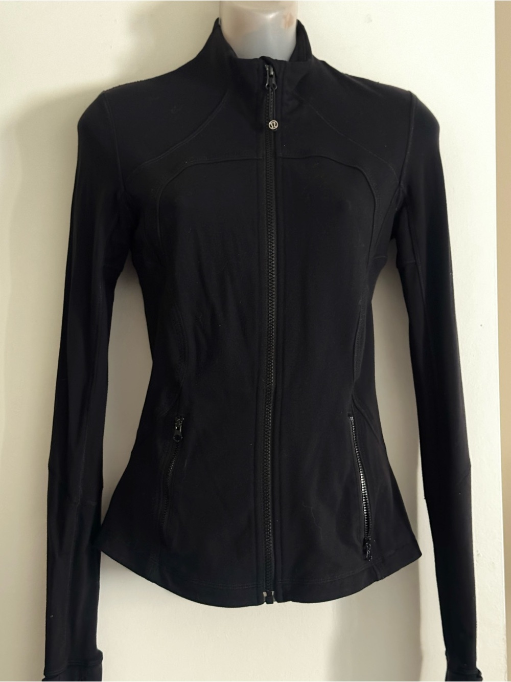 lululemon athletica Black Slim Zip-Up Utility Jacket